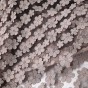 ВЫШИВКА 3D цветами макраме на гипюрной сеточке 